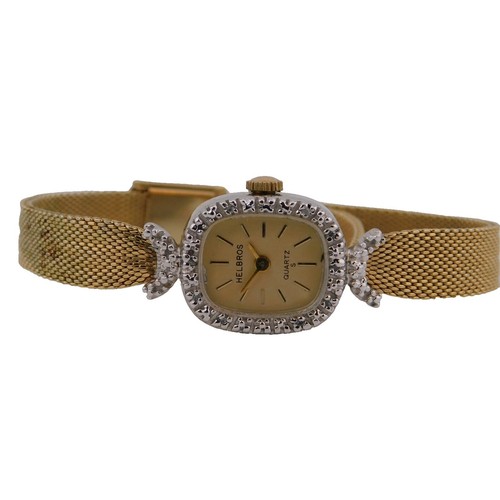 Helbros Gold Tone Quartz Women display picture 1