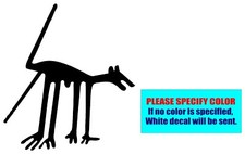 Nazca Lines Dog Tribal Vinyl decal sticker Graphic Die Cut Car Truck Window 9"