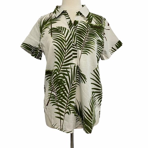 QVC- Denim \u0026 Co. Naturals Printed Linen 