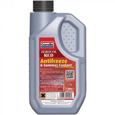 6 x Granville Zerocol Red Antifreeze & Summer Coolant 1L Bottle Car Van  LS216/6