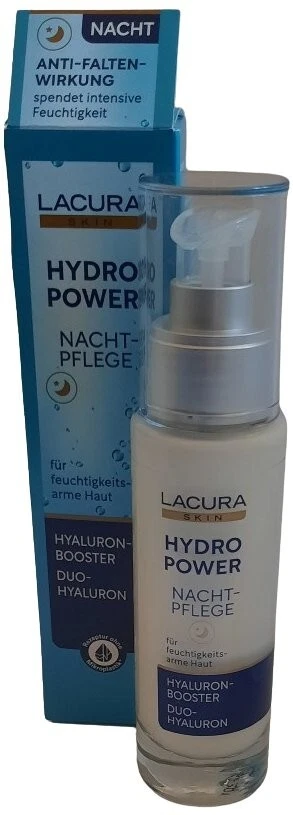 LACURA Skin Hydro Power Duo Hyaluron Booster Nachtpflege 50ml