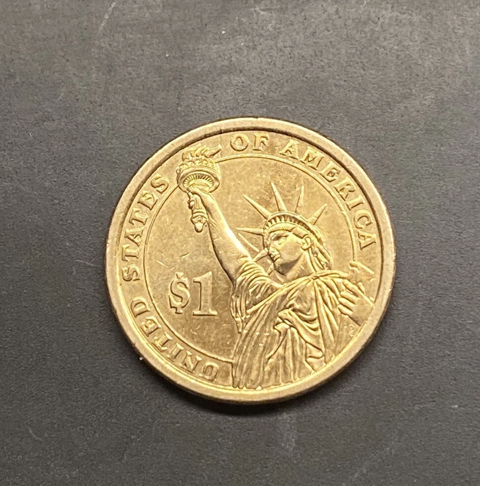 1 美元亚伯拉罕·林肯总统一美元硬币 1861 - 1865 — 第 2/2 张图片