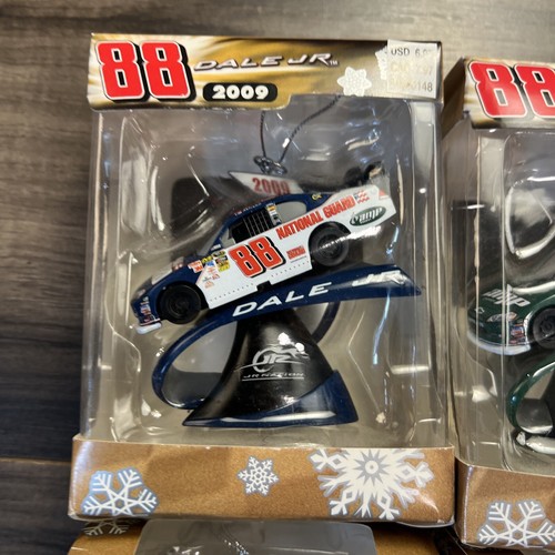 x4 Dale Earnhardt Jr #88 Trevco NASCAR Collectible Ornaments Lot 2009 - Picture 2 of 7