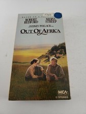 VHS  "Out of Africa" 1985 Robert Redford, Meryl Streep - 7 Academy Awards