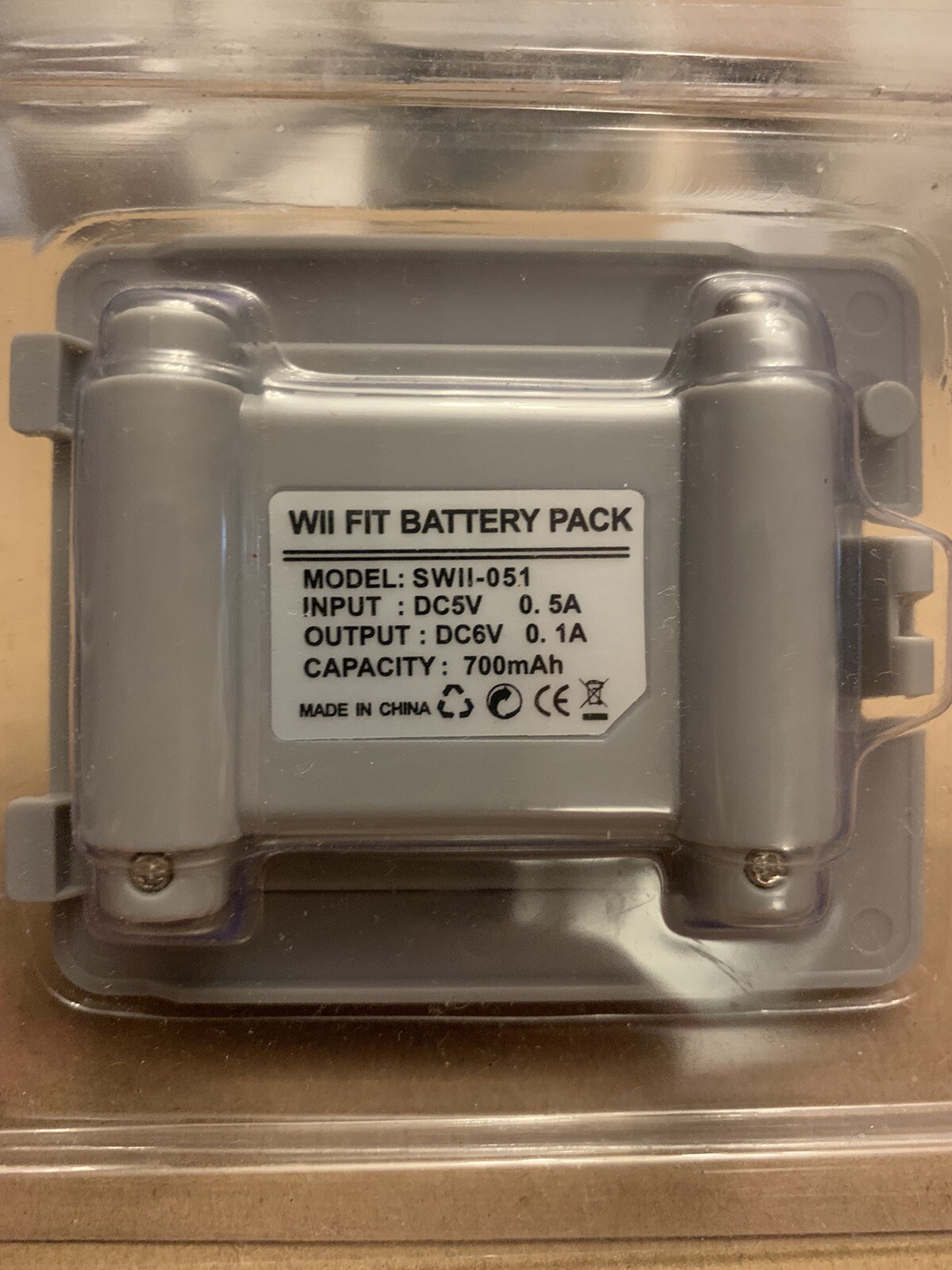 NINTENDO Wii/Wii U BATTERY PACK for Balance BOARD Wii Fit 700mah NEW IN