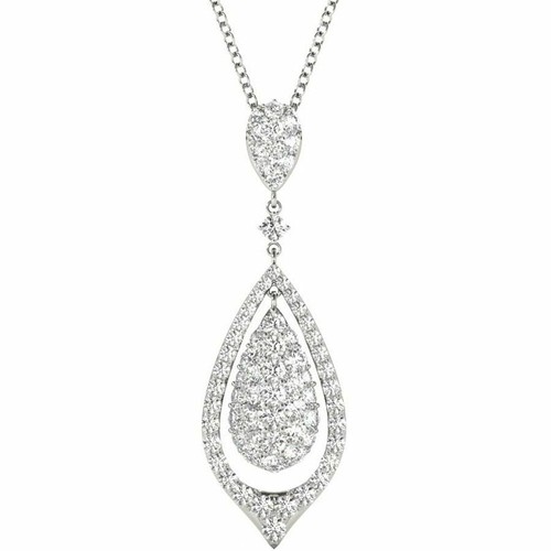 Solid 18k White Gold 
