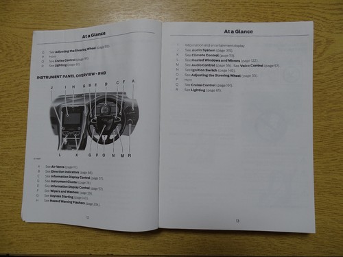 GENUINE FORD MONDEO 2014-2019 OWNERS MANUAL HANDBOOK QUICK GUIDE PACK D-259 - Picture 6 of 8