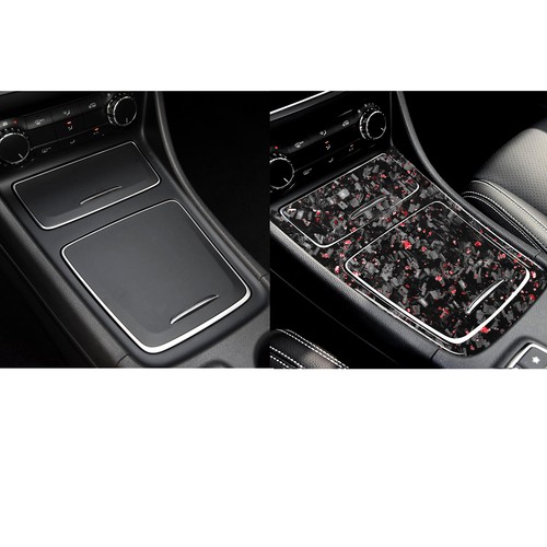 Genuine Carbon Fiber Center Console Panel Trim for Benz 2013-2018 W176 A-Class - Picture 3 of 32