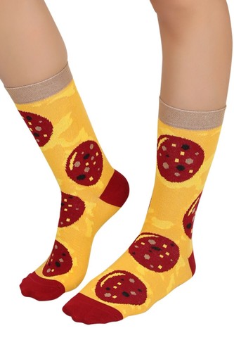 Pizza Socks ,Women Men Best Gift for Food Lovers, Fun Pizza, Sweet Novelty - Picture 2 of 4