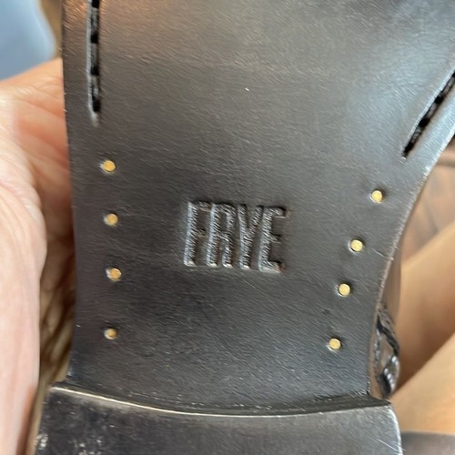 FRYE MELISSA BUTTON INSIDE ZIP Genuine Leather Side Zip Boots New Size 6 - Picture 6 of 16