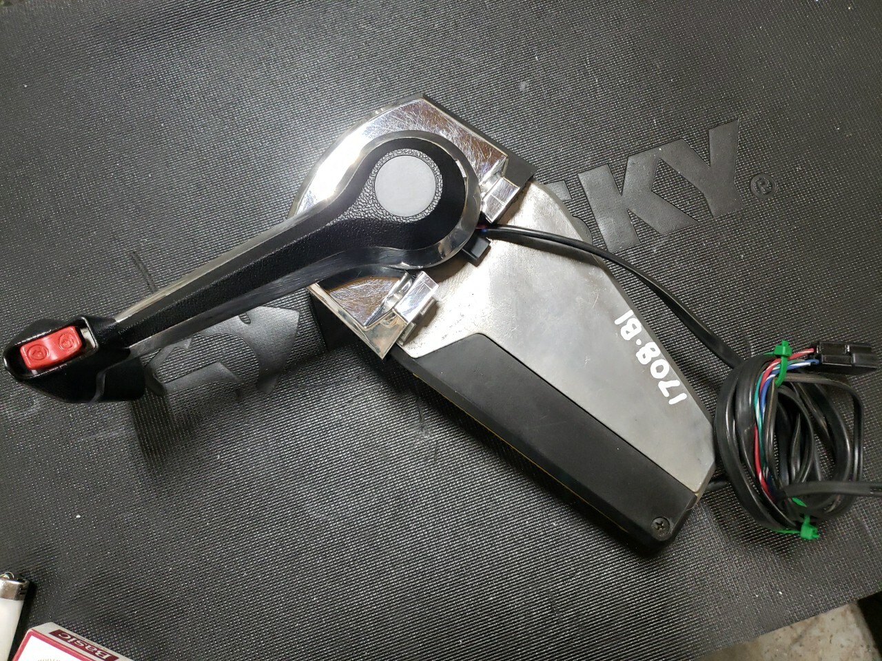 OMC Johnson Evinrude top mount control box 125457 W TRIM SWITCH eBay