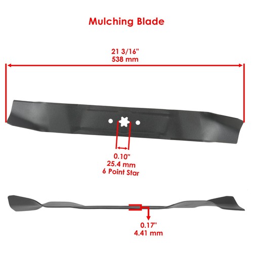 42" Deck Blades w/Nuts for Cub Cadet XT1-LT XT2-LX RZT-SX ZT1 RZT42 RZT-42 - Picture 2 of 8