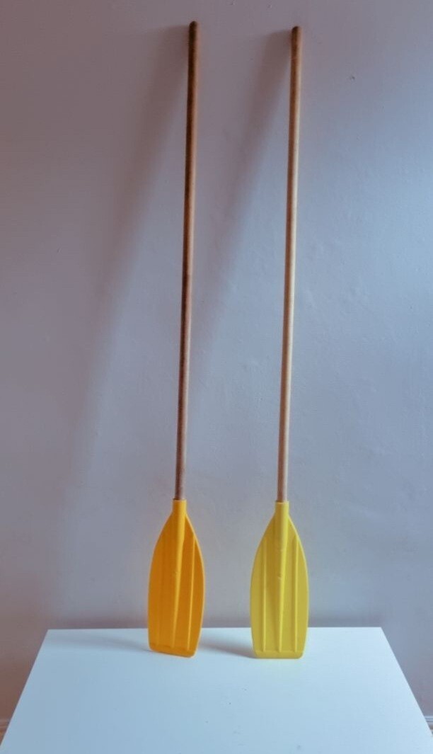 wooden boat oars eBay