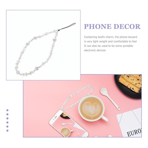 Mobiltelefon Lanyard Schmuck Handy Charme Perlen Handgelenkriemen - Zdjęcie 3 z 10