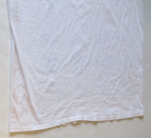 Vintage Rainbow of Beach Chairs Oversize Beach T Shirt Michigan Rag SnglStch 90s - Picture 10 of 10