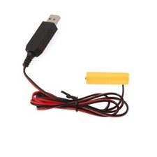 Universal AA LR6 Battery Eliminators USB Power Supply Cable USB 5V to 1.5V AA