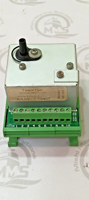 TEAMTEC  T.T.6407 Flame & Pressure Control Unit Ship automation Marine spare new