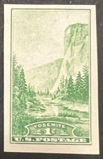 Scott#: 756 - National Parks: Yosemite, El Capitan 1¢ 1934 single MNGAI - Lot 9