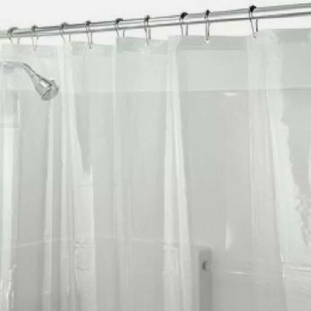 Room Essentials Clear SHOWER CURTAIN 70" W " L PEVA B4 for sale online