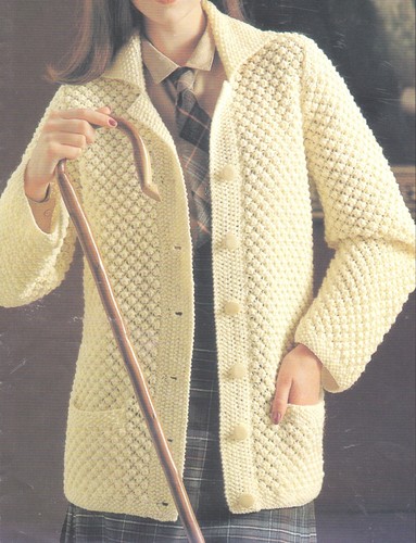 Knitting Pattern Ladies Jacket 