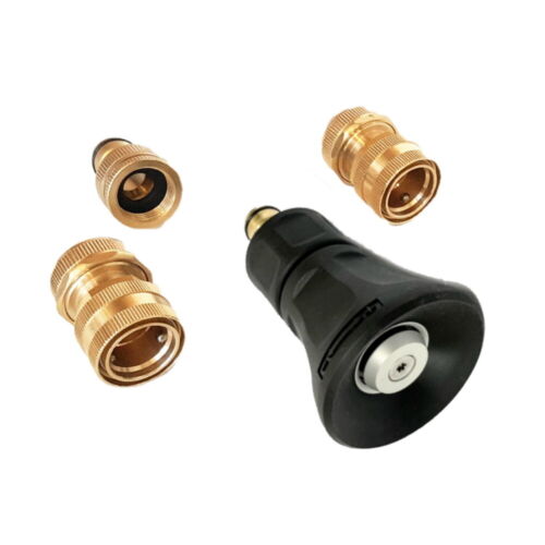 FIRE HOSE NOZZLE BRASS FIRE FIGHTING 18mm 3/4 FITTINGS CONNECTOR TAP ADAPTOR - Photo 1/6