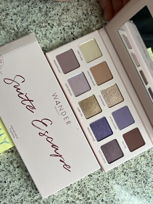 Wander Beauty Suite Escape 10-Shade Eyeshadow Palette 7.5g FULL SZ SEAL BOX; $42