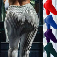 Women Anti Cellulite Yoga Pants Butt Lift High Waist Leggings Fitness Workout