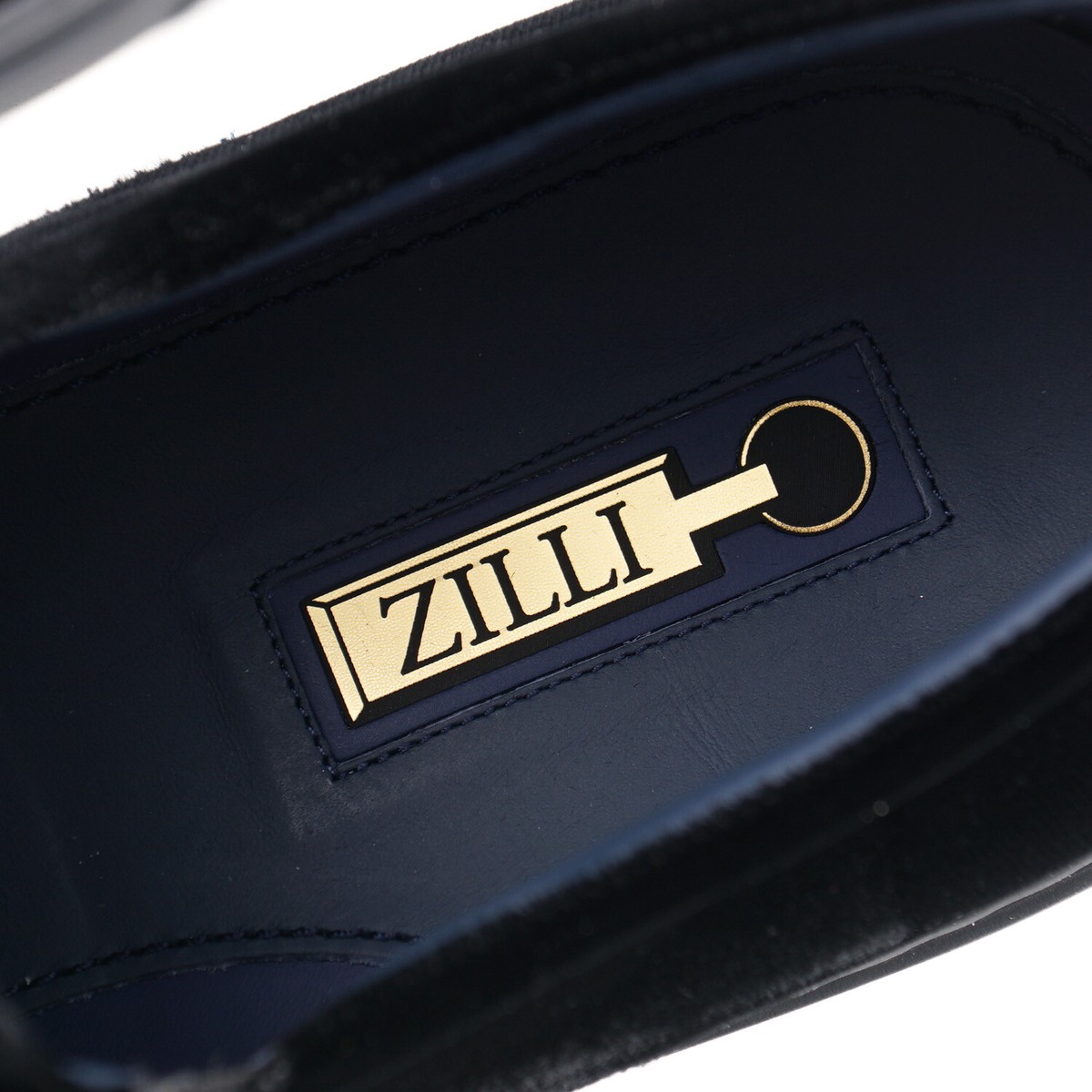???Zilli Elegant Velvet Slip-On Loafers - A Must Have Wedding Dress Shoes: Velvet Slip-Ons | The Black Tux main image 2
