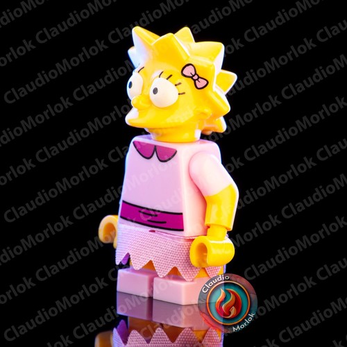 ⭐ LEGO Lisa with Snowball II Simpsons Minifigure sim030 colsim2-3 71009 Serie 2 - Foto 5 di 6