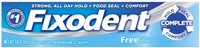 Fixodent Free Denture Adhesive Cream 2.40 Oz Each on sale Fixodent Free Denture Adhesive Cream 2.40 Oz Each on sale