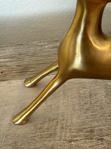 Reindeer Candle Holders Gold Set Of 2 Pillar Candles Christmas Holidays - Picture 7 of 19