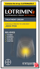 Lotrimin AF Jock Itch Antifungal, Jock Itch, and Athlete's Foot Cream, 0.42 Ounc