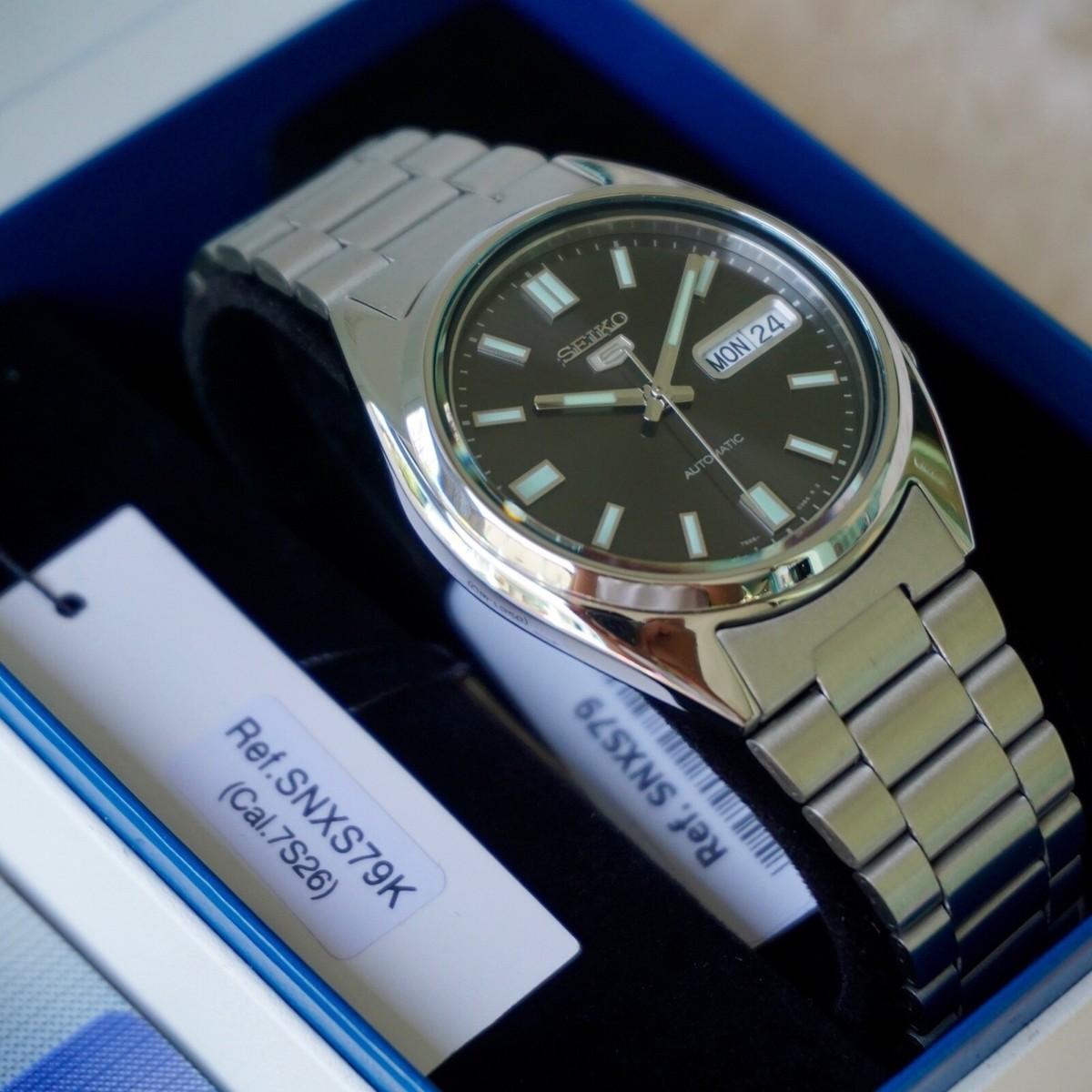 Seiko 5 Automatik - SNXS79 - Zifferblatt Grau - Datejust - Daydate 