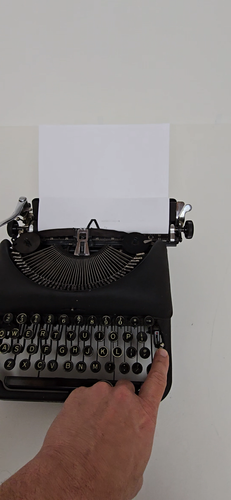 Máquina de escribir vintage Remington Rand modelo Deluxe 5 con estuche años 40 - Vídeo 1 de 1