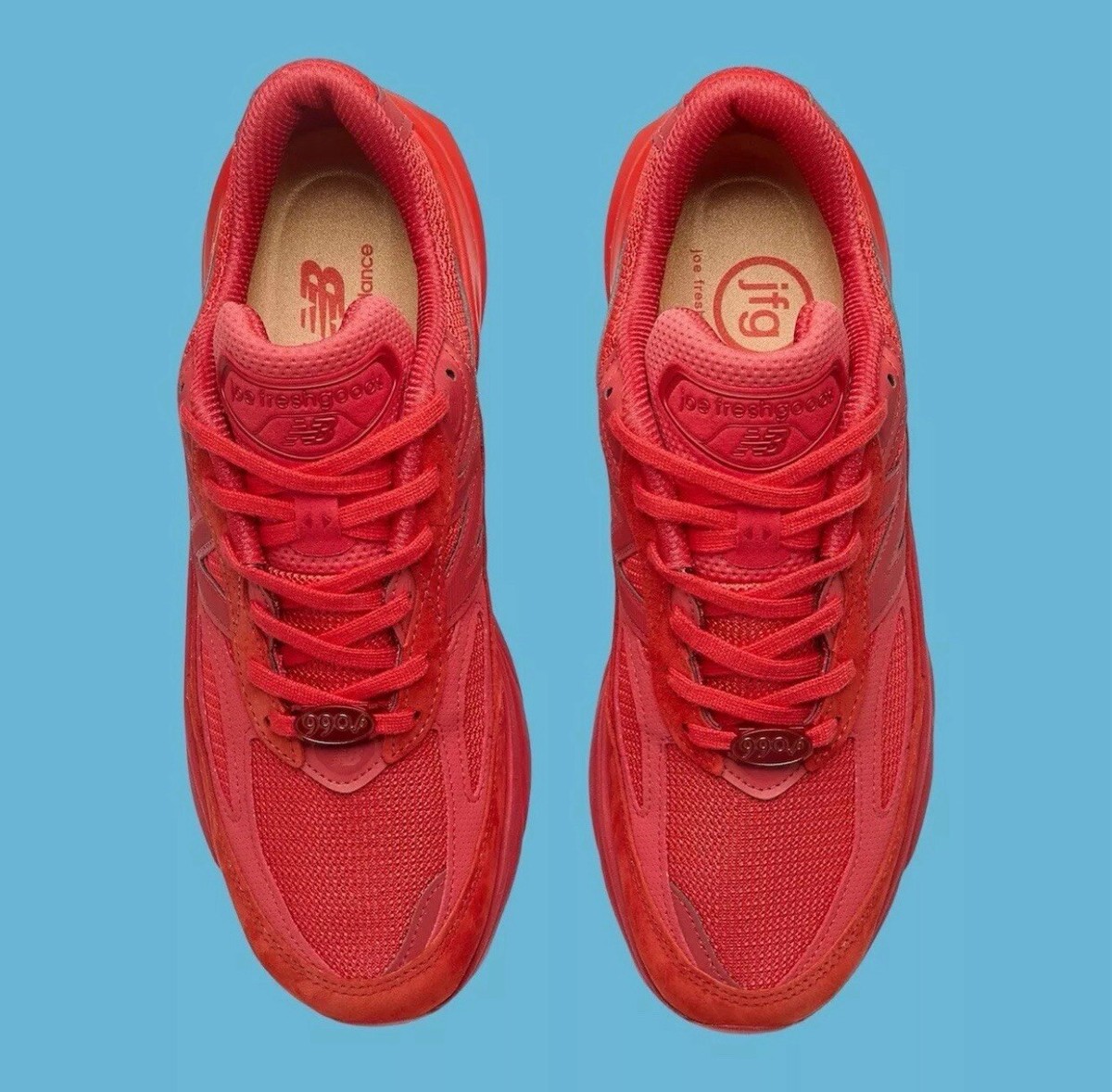 New Balance 990v6 MiUSA Joe Freshgoods “Paris Red” Size 11.5 