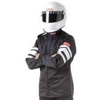 RaceQuip 121005 Black Multi-Layer 120 Series Driving Jacket SFI 3.2A/5 Large