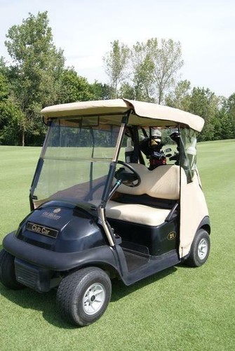 Doorworks Golf Buggy Cart Gehäuse Abdeckung 3-seitig (TAN) Club Car DS (2000+) - Bild 2 von 5
