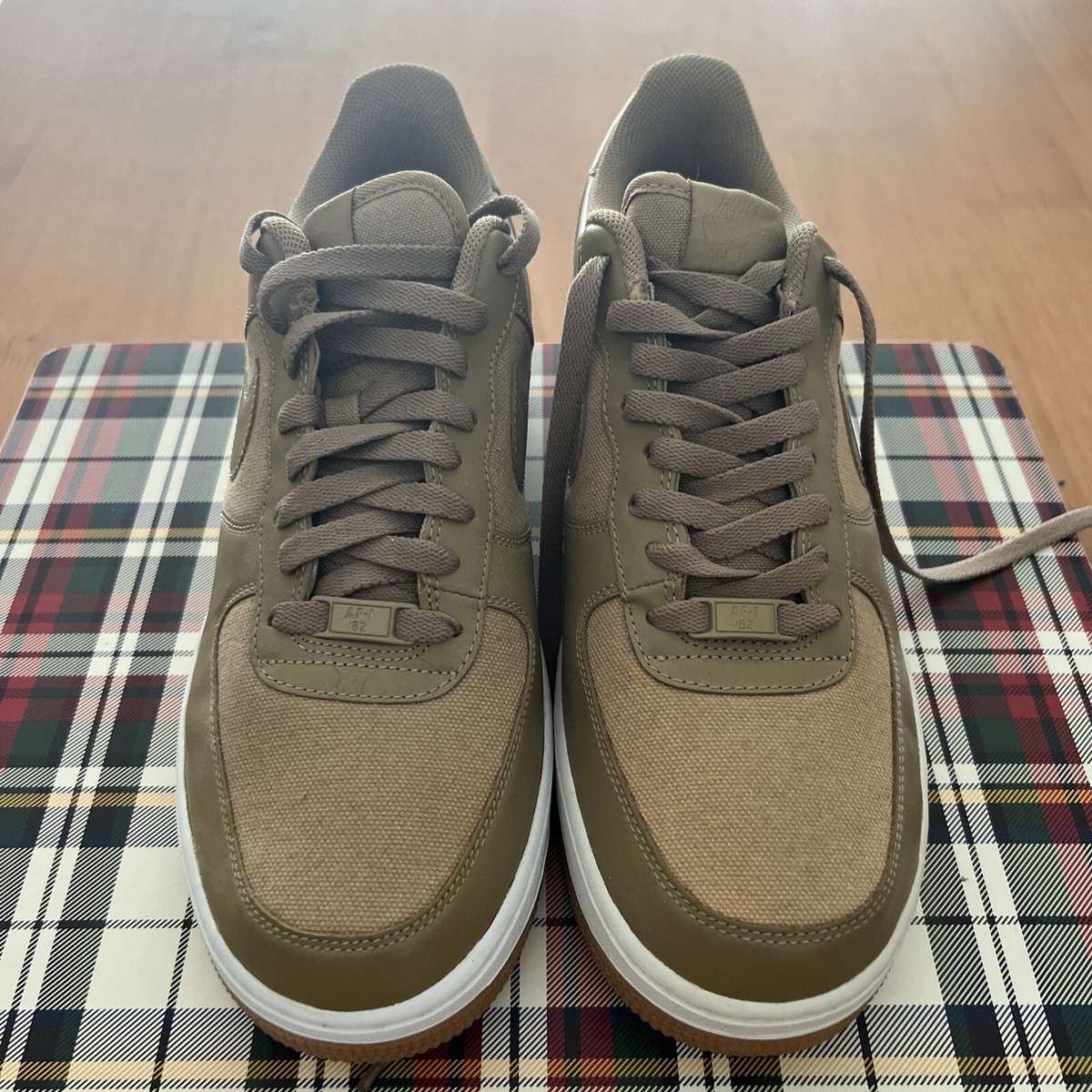 RARE Nike Air Force 1 Beechtree White Gum Brown Size 10  display picture 3
