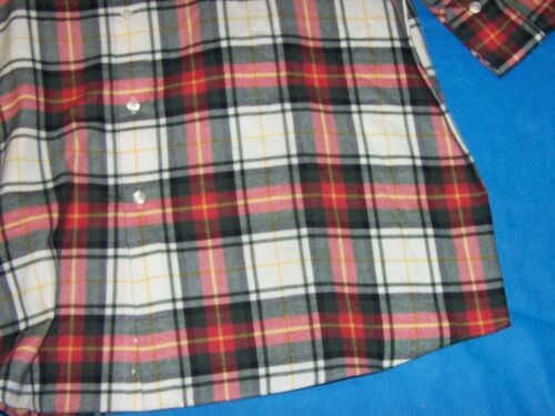 Size XXL Mens Long Sleeve Hart Schaffner Marx Flannel Shirt (Plaid) - Picture 3 of 4