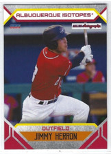 2023 Albuquerque Isotopes (Triple A-Colorado Rockies) Jimmy Herron