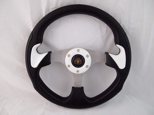 Carro de golf Club Car DS 1984+ volante blanco con adaptador cromado - Imagen 5 de 5