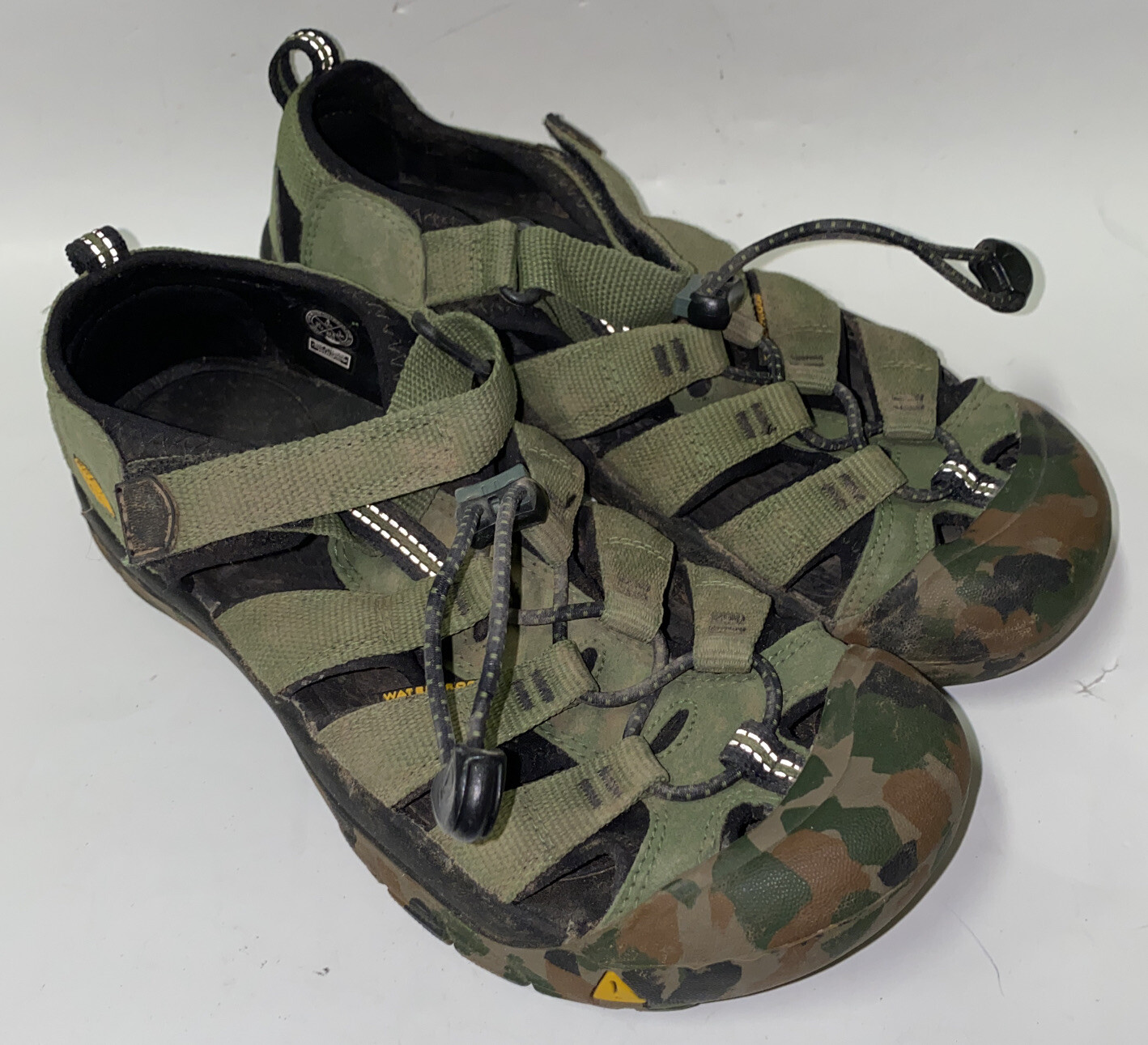 Scarpe da trekking Keen donna verdi stringate taglia 4