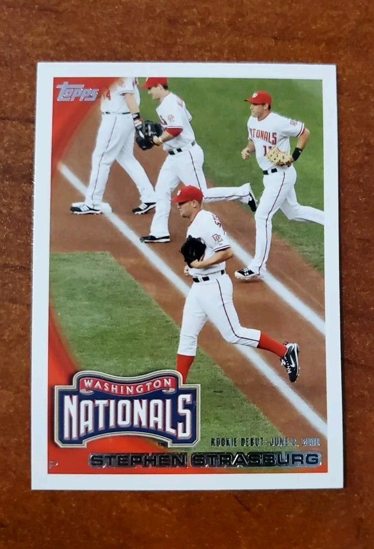 Stephen Strasburg - 2010 Topps Update Rookie #US-55 Washington Nationals