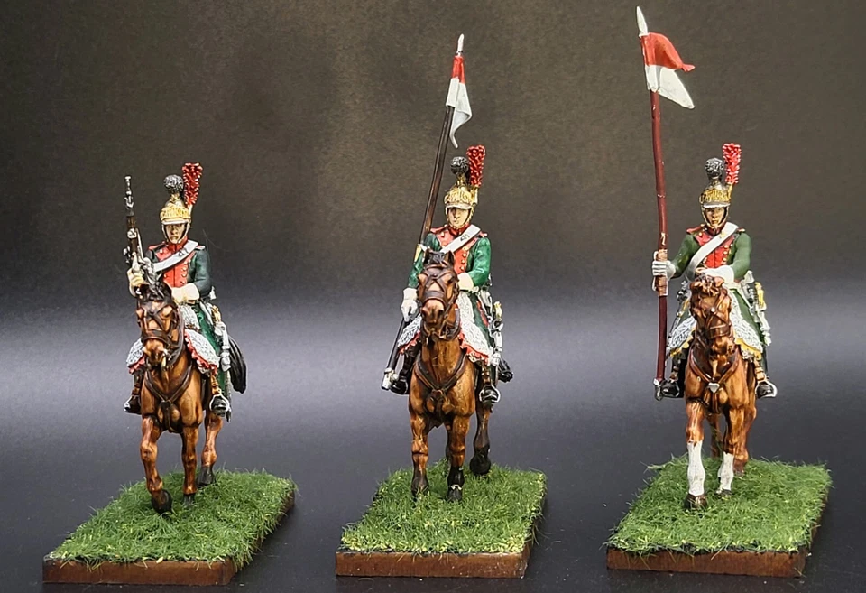 Juego Caballerero Pintado del 6º Regimiento de Lanceros Juegos de Guerra Napoleónicos Foto 3 de 4