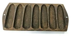 Vintage Cast Iron Heavyweight Cornbread Corn on Cob Shape 7 Mold  Bread Bakeware