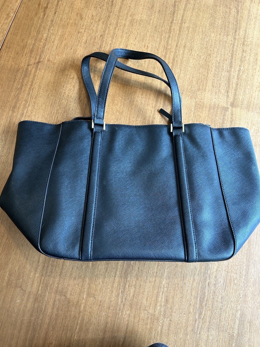 Kate Spade CA 57710 Black Leather Handbag Bag 19”x11” | eBay