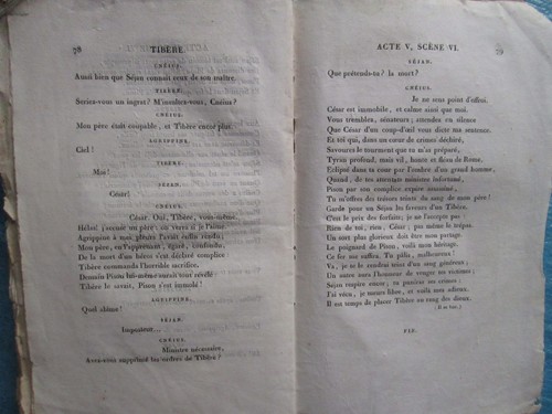 CHENIER : TIBERE tragédie avec analyse par Népomucène Lemercier, 1819. - Picture 8 of 9