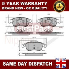 Adatto a Renault Megane Captur Scenic Dacia Duster set pastiglie freno anteriori prima parte