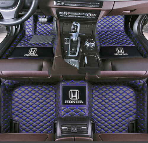 For Honda All Models Waterproof Custom Car Floor Mats Front & Rear Carpet Liner - Picture 10 of 46