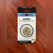 Case-Mate Minis, Cell Phone Grip Phone Stand, Suction Cup, Twinkle Gold